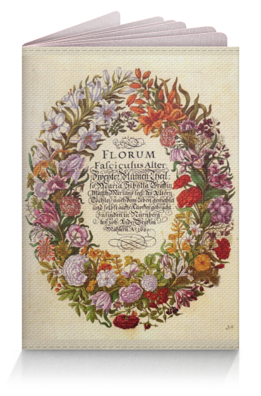 Printio Обложка для паспорта Винтажные цветы