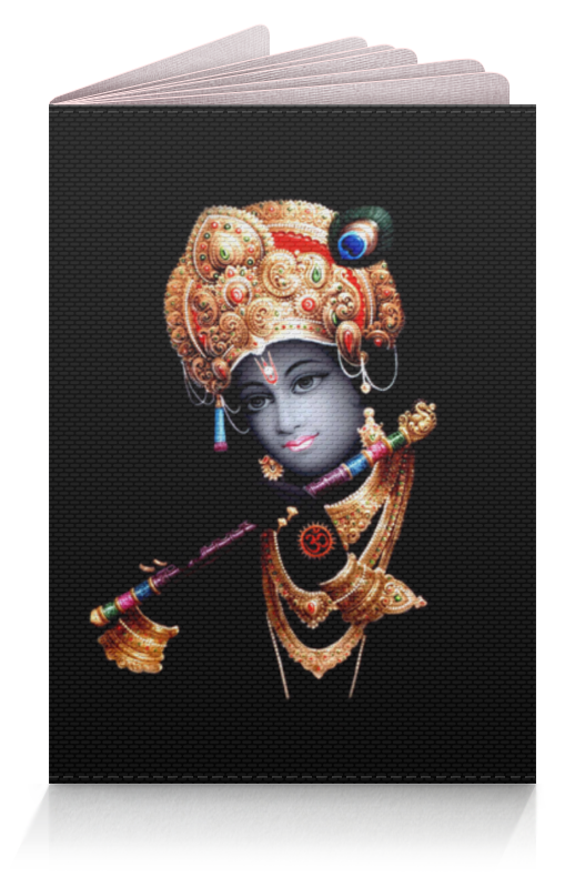 Printio Обложка для паспорта Кришна с флейтой палочки ароматические кришна лила krishna leela 15 шт