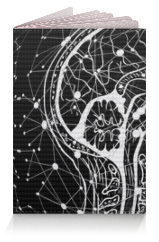 Printio Обложка для паспорта Нейро чб printio футболка классическая нейро чб