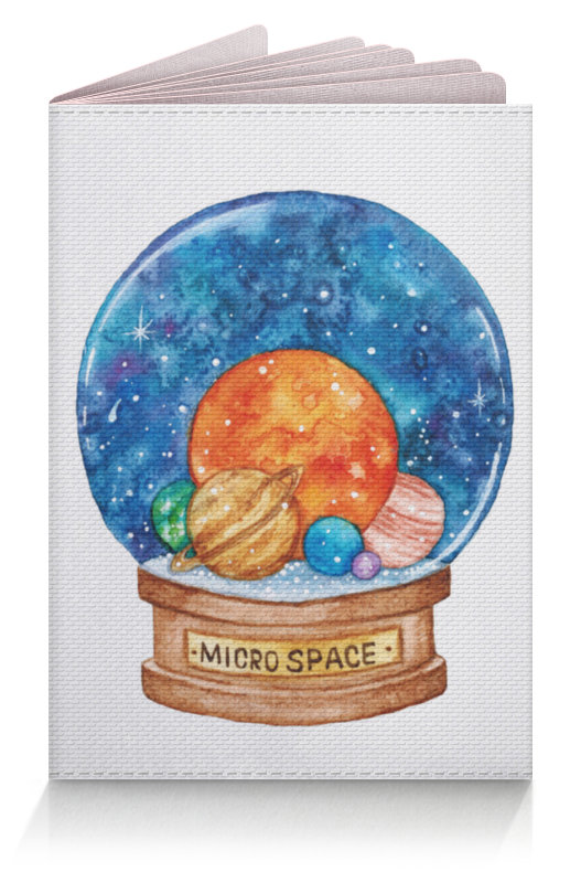 Printio Обложка для паспорта Микро космос