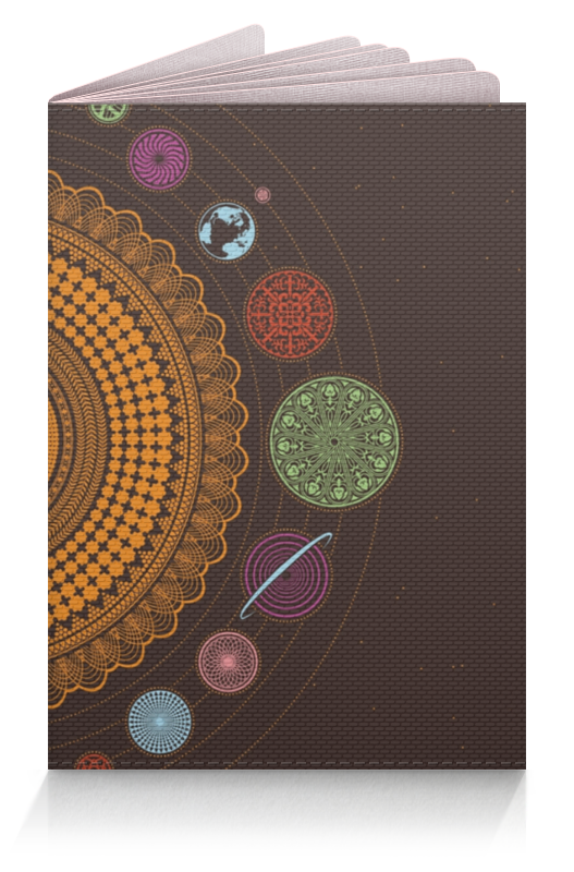 Printio Обложка для паспорта Солнечная система, односторонняя для паспорта ооо сатурн розовый