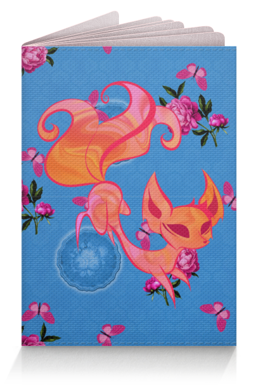 Printio Обложка для паспорта Огненная лиса printio обложка для паспорта лиса фантазийная на розовом