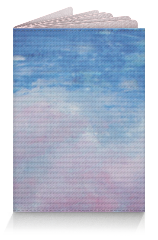 printio коврик для мышки круглый розовое облако на небе Printio Обложка для паспорта Розовое облако на небе