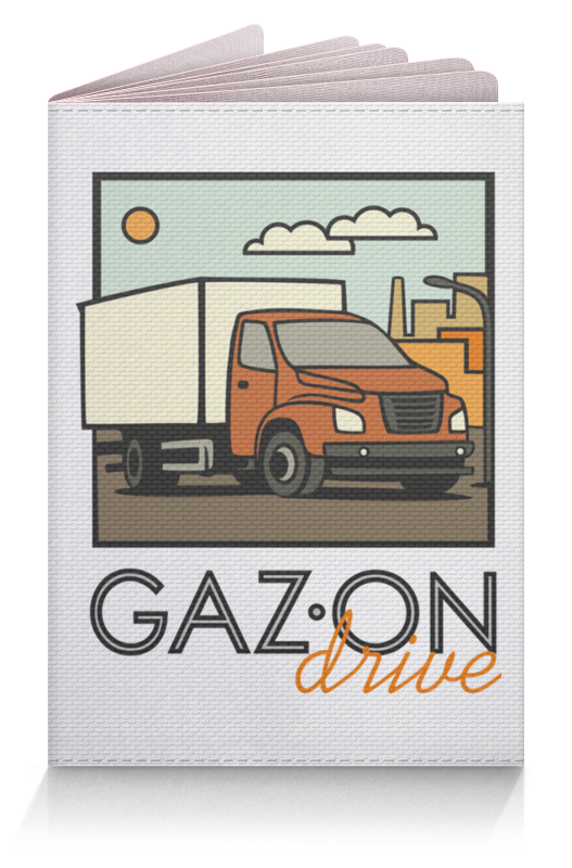 цена Printio Обложка для паспорта Gazon drive