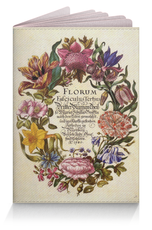 Printio Обложка для паспорта Винтажные цветы