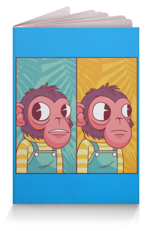 Printio Обложка для паспорта Мем с обезьяной printio обложка для паспорта war monkey обезьяна