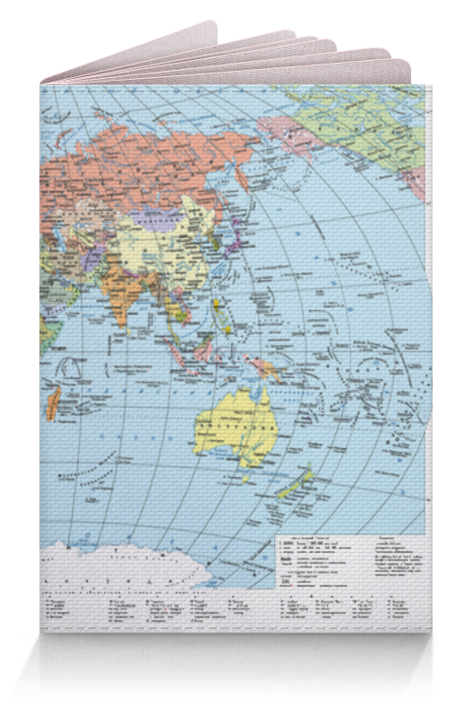 Printio Обложка для паспорта Карта мира