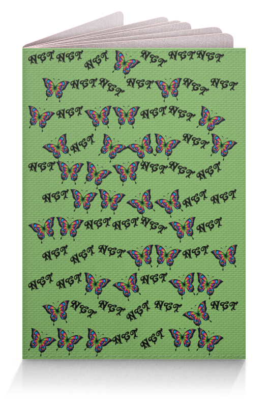 Printio Обложка для паспорта Nct бабочка