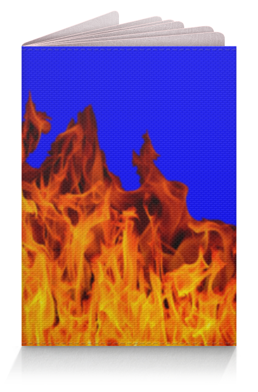 Printio Обложка для паспорта Пламя огня