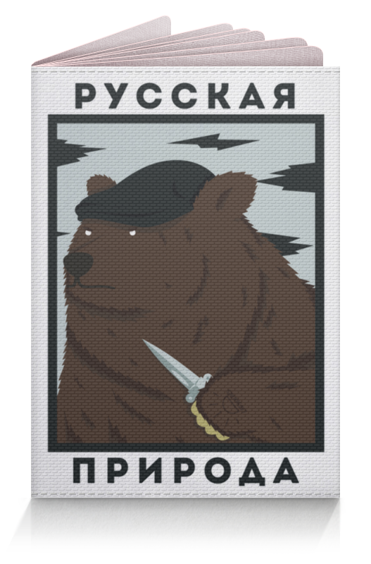 Printio Обложка для паспорта Обложка на паспорт русская природа обложка для паспорта kamukamu обложка для паспорта вдв с медведем 659620 серый черный