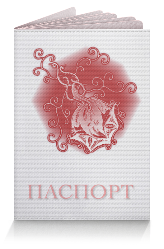 Printio Обложка для паспорта Ажурная роза printio обложка для паспорта ажурная роза сепия