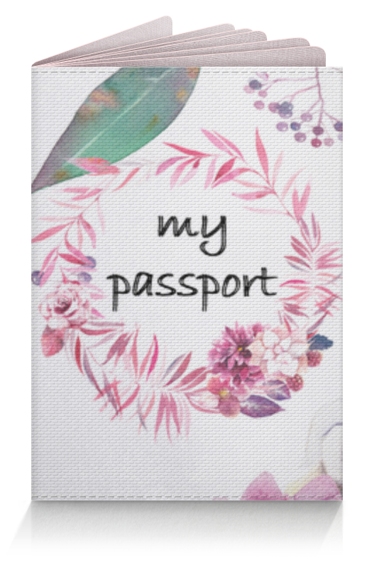 цена Printio Обложка для паспорта Цветочная обложка на паспорт