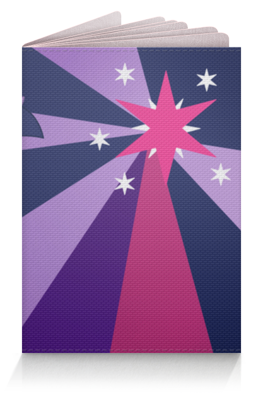 Printio Обложка для паспорта Twilight sparkle color line