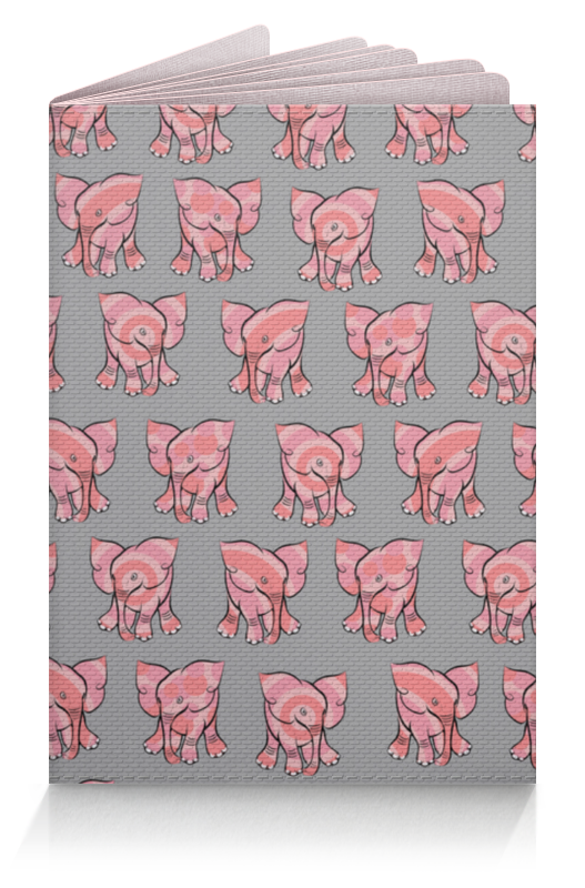 Printio Обложка для паспорта Розовый слоник