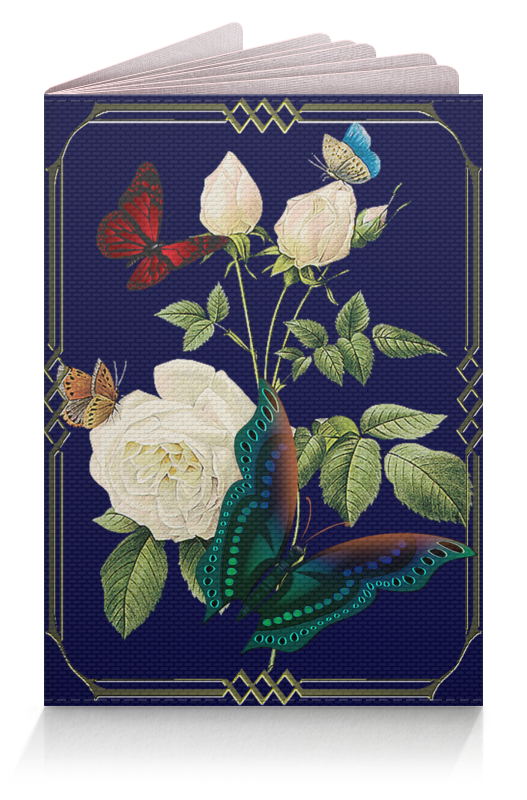 Printio Обложка для паспорта Цветы фэнтези. розы