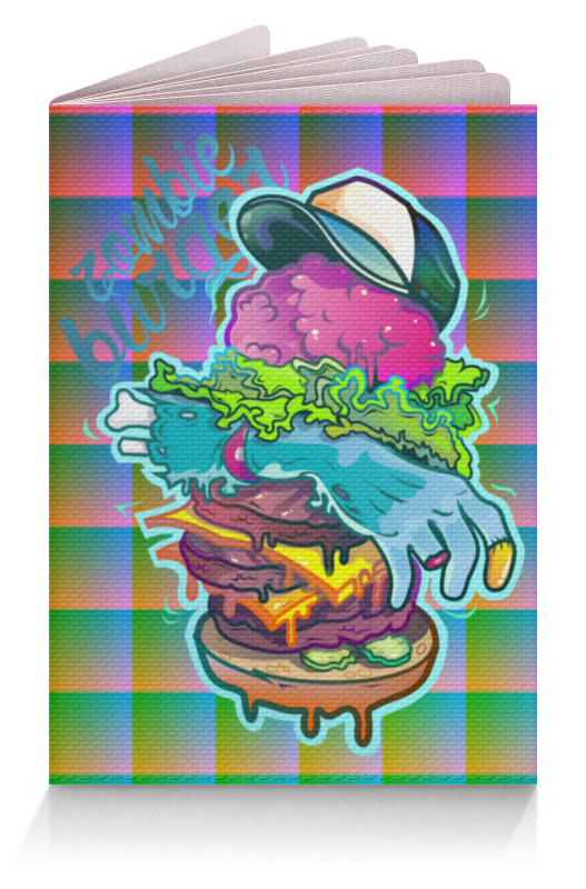 Printio Обложка для паспорта Zombie burger