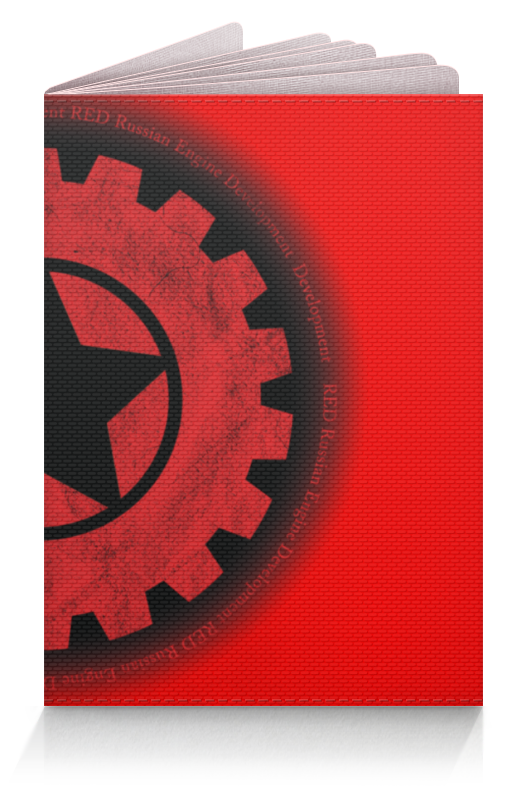 Printio Обложка для паспорта Red's logo чехол обложка для паспорта russian handmade из натуральной кожи с принтом королевы рождаются в декабре 1