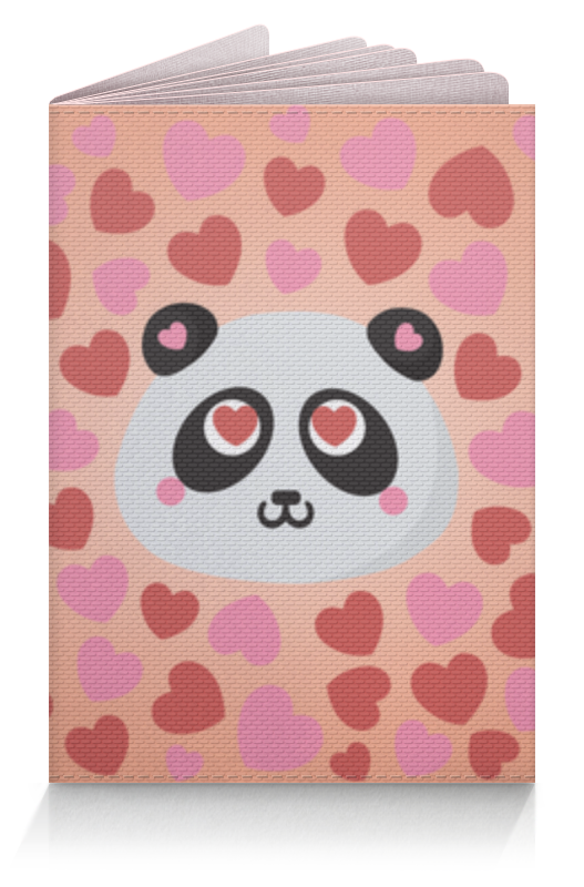 Printio Обложка для паспорта Влюбленная панда