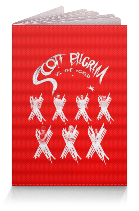 Printio Обложка для паспорта Scott pilgrim printio блокнот scott pilgrim