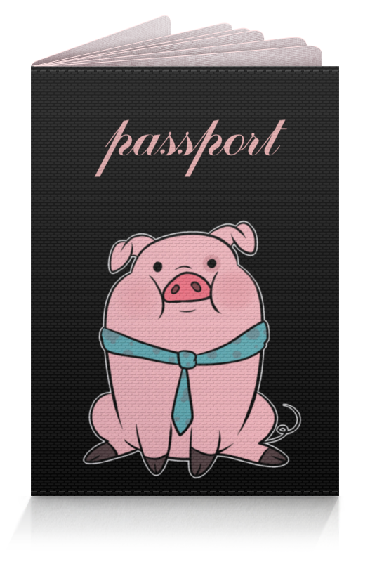 Printio Обложка для паспорта Гравити фолз свинья