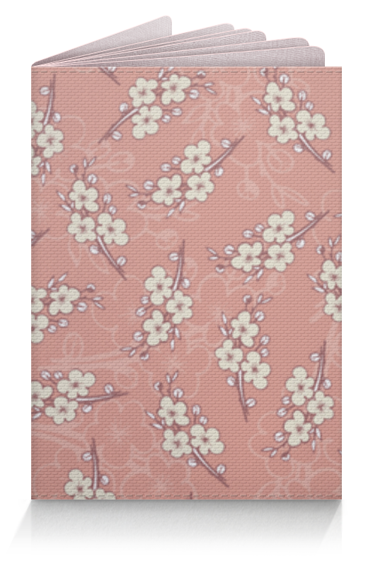 Printio Обложка для паспорта Цветочный printio женские пижамные штаны ветки цветущей вишни
