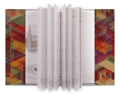 Заказать обложку для паспорта в Москве. Обложка для паспорта Разноцветность  от Polilog - готовые дизайны и нанесение принтов.