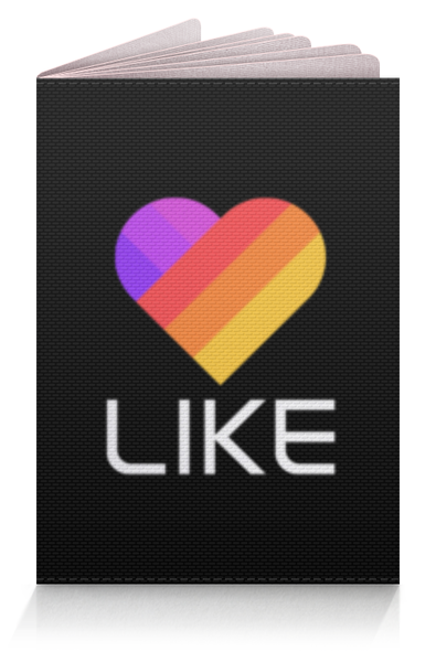 Заказать обложку для паспорта в Москве. Обложка для паспорта Like  от DESIGNER   - готовые дизайны и нанесение принтов.