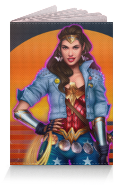 Заказать обложку для паспорта в Москве. Обложка для паспорта Чудо-женщина / Wonder Woman от Jimmy Flash - готовые дизайны и нанесение принтов.
