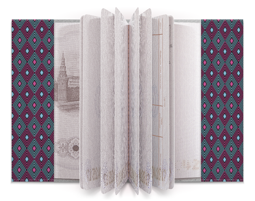 Заказать обложку для паспорта в Москве. Обложка для паспорта Геометрический узор от valezar - готовые дизайны и нанесение принтов.
