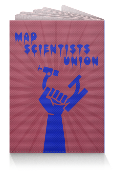 Заказать обложку для паспорта в Москве. Обложка для паспорта Mad scientists union от Andy Quarry - готовые дизайны и нанесение принтов.