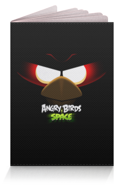 Заказать обложку для паспорта в Москве. Обложка для паспорта Space (Angry Birds) от Аня Лукьянова - готовые дизайны и нанесение принтов.