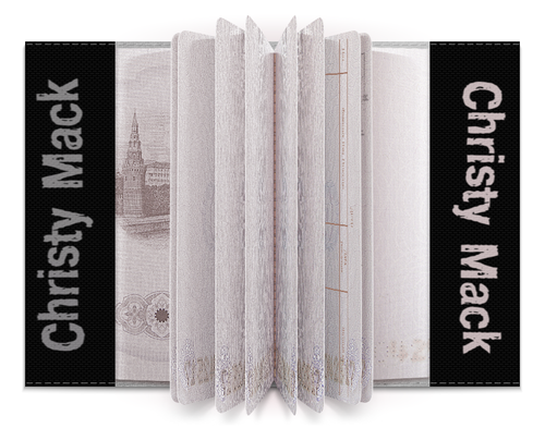 Заказать обложку для паспорта в Москве. Обложка для паспорта Christy Mack от PornHub - готовые дизайны и нанесение принтов.