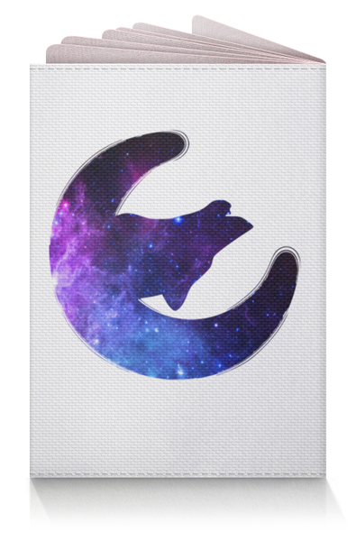 Заказать обложку для паспорта в Москве. Обложка для паспорта Space animals от FireFoxa - готовые дизайны и нанесение принтов.