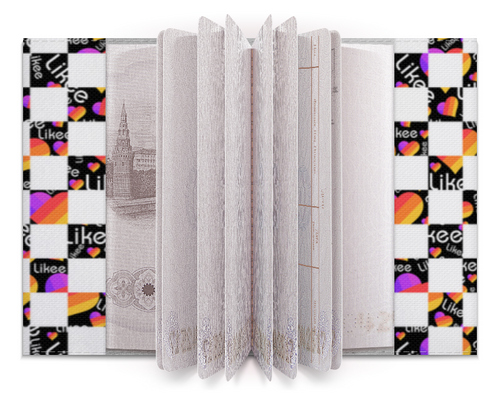 Заказать обложку для паспорта в Москве. Обложка для паспорта Likee от THE_NISE  - готовые дизайны и нанесение принтов.