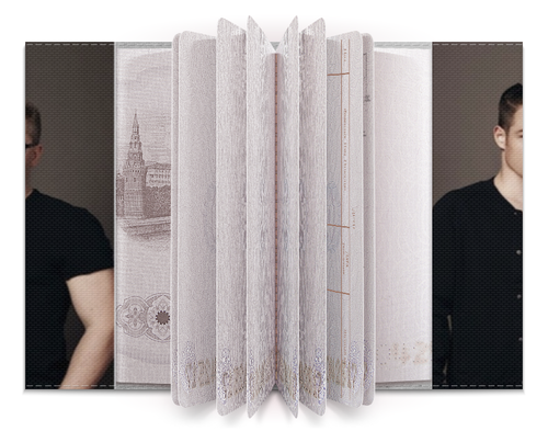 Заказать обложку для паспорта в Москве. Обложка для паспорта Tokio Hotel от Умару - готовые дизайны и нанесение принтов.