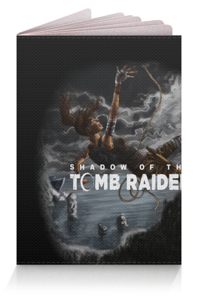 Заказать обложку для паспорта в Москве. Обложка для паспорта Tomb Raider от THE_NISE  - готовые дизайны и нанесение принтов.