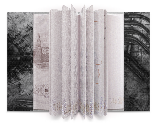 Заказать обложку для паспорта в Москве. Обложка для паспорта Биомеханика от DeMiTriX  - готовые дизайны и нанесение принтов.