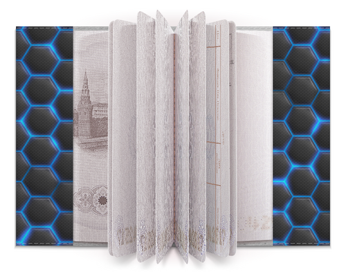 Заказать обложку для паспорта в Москве. Обложка для паспорта Броня от bd-art  - готовые дизайны и нанесение принтов.