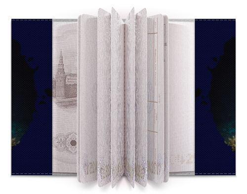 Заказать обложку для паспорта в Москве. Обложка для паспорта Рыба Крылатка от Оксана Музыка - готовые дизайны и нанесение принтов.