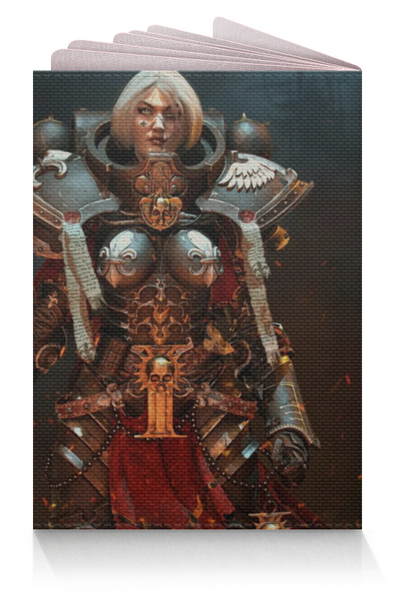 Заказать обложку для паспорта в Москве. Обложка для паспорта Сестры битвы (Warhammer 40k) от GeekFox  - готовые дизайны и нанесение принтов.