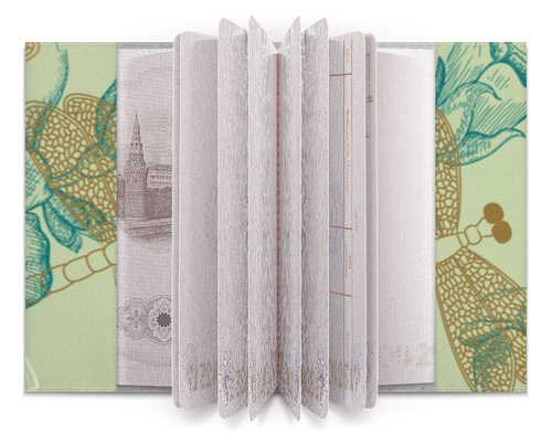 Заказать обложку для паспорта в Москве. Обложка для паспорта Флора и Фауна от BeliySlon - готовые дизайны и нанесение принтов.
