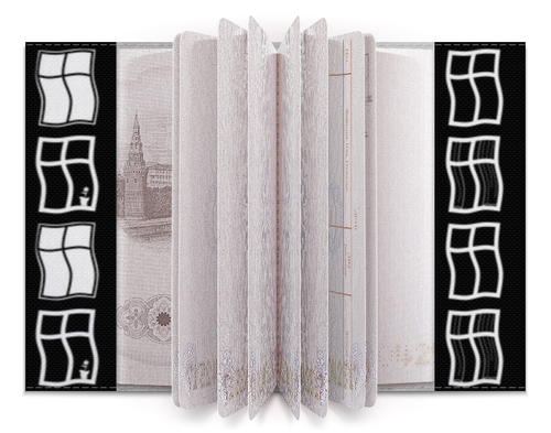 Заказать обложку для паспорта в Москве. Обложка для паспорта Окна  от black cat - готовые дизайны и нанесение принтов.