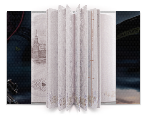 Заказать обложку для паспорта в Москве. Обложка для паспорта Resident evil 3 от GeekFox  - готовые дизайны и нанесение принтов.