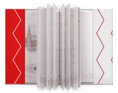 Заказать обложку для паспорта в Москве. Обложка для паспорта Вибрация, с выбором цвета от bd-art  - готовые дизайны и нанесение принтов.