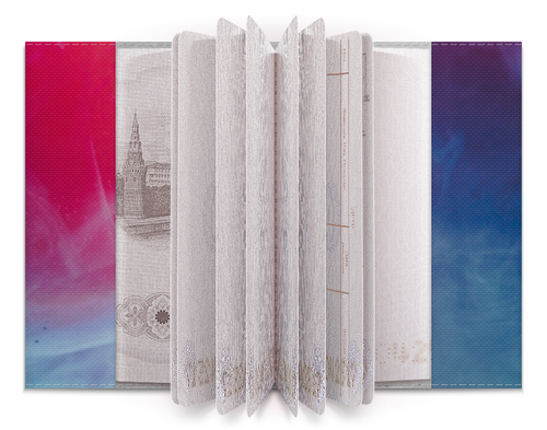 Заказать обложку для паспорта в Москве. Обложка для паспорта Акварель от FireFoxa - готовые дизайны и нанесение принтов.