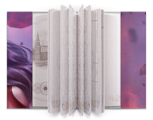 Заказать обложку для паспорта в Москве. Обложка для паспорта Алая Ведьма / Scarlet Witch от Jimmy Flash - готовые дизайны и нанесение принтов.