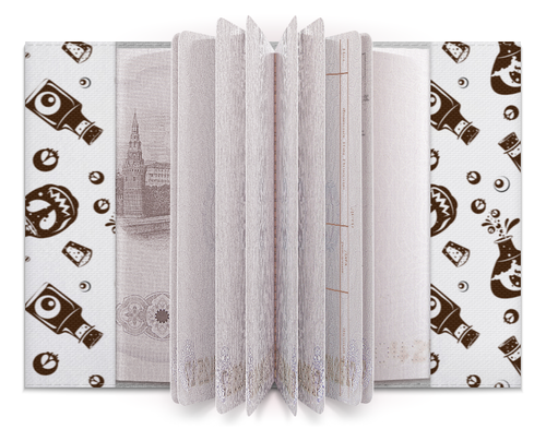 Заказать обложку для паспорта в Москве. Обложка для паспорта Ведьмино зелье от IrinkaArt  - готовые дизайны и нанесение принтов.