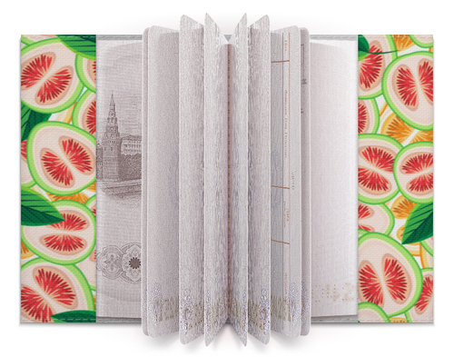 Заказать обложку для паспорта в Москве. Обложка для паспорта Цитрусовый фрэш от IrinkaArt  - готовые дизайны и нанесение принтов.