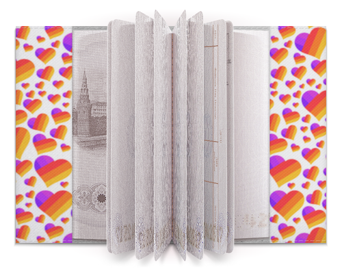 Заказать обложку для паспорта в Москве. Обложка для паспорта Likee  от DESIGNER   - готовые дизайны и нанесение принтов.