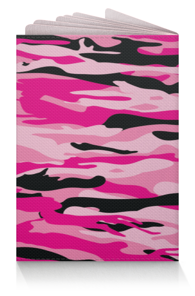 Заказать обложку для паспорта в Москве. Обложка для паспорта Розовый камуфляж от sirena-97@yandex.ru - готовые дизайны и нанесение принтов.